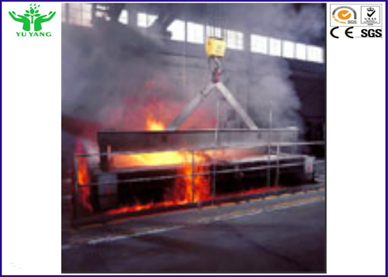 Apparecchiatura di collaudo bruciante di superficie di caratteristiche dei materiali da costruzione del laboratorio UL723 ASTM E84